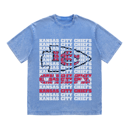 RDMCLOTHINGART tapestry hoodie KANSAS CITY CHIEFS2 HEAVY WEIGHT COTTON TEE-9187