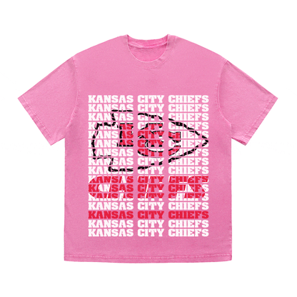 RDMCLOTHINGART tapestry hoodie KANSAS CITY CHIEFS2 HEAVY WEIGHT COTTON TEE-9187