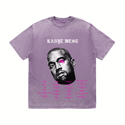 RDMCLOTHINGART tapestry hoodie KANYE WEST HEAVY WEIGHT COTTON TEE-8881