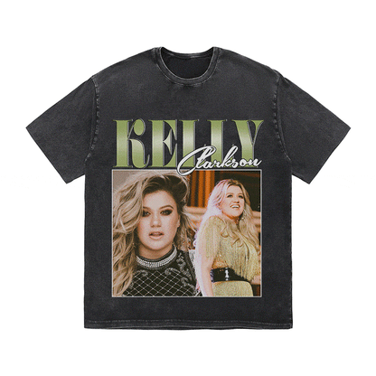 RDMCLOTHINGART tapestry hoodie KELLY HEAVY WEIGHT COTTON TEE-8864
