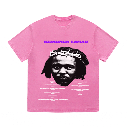 RDMCLOTHINGART tapestry hoodie KENDRICK LAMAR HEAVY WEIGHT COTTON TEE-8882