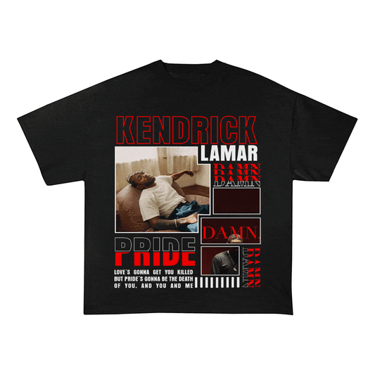 KENDRICK LAMAR HEAVY WEIGHT COTTON TEE-9003