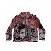 KIMETSUNOYAIBA TAPESTRY JACKET - RDMCLOTHINGART