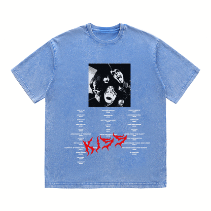 RDMCLOTHINGART tapestry hoodie KISS HEAVY WEIGHT COTTON TEE-8883