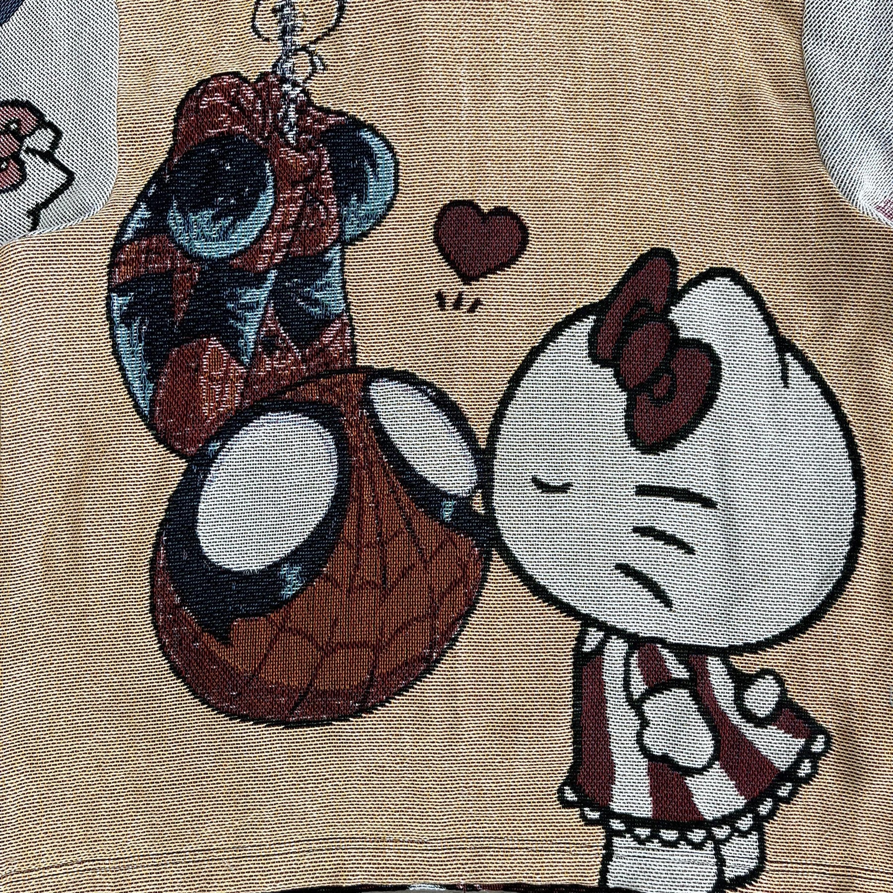 RDMCLOTHINGART tapestry hoodie KITTY&SPIDER TAPESTRY HOODIE