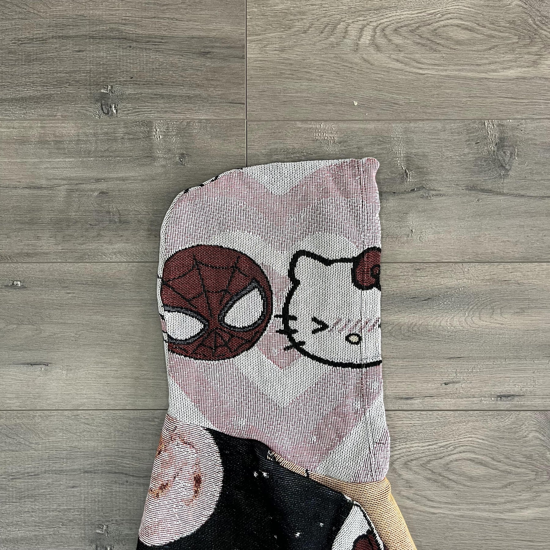 RDMCLOTHINGART tapestry hoodie KITTY&SPIDER TAPESTRY HOODIE