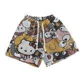 RDMCLOTHINGART tapestry hoodie KITTY TAPESTRY SHORTS