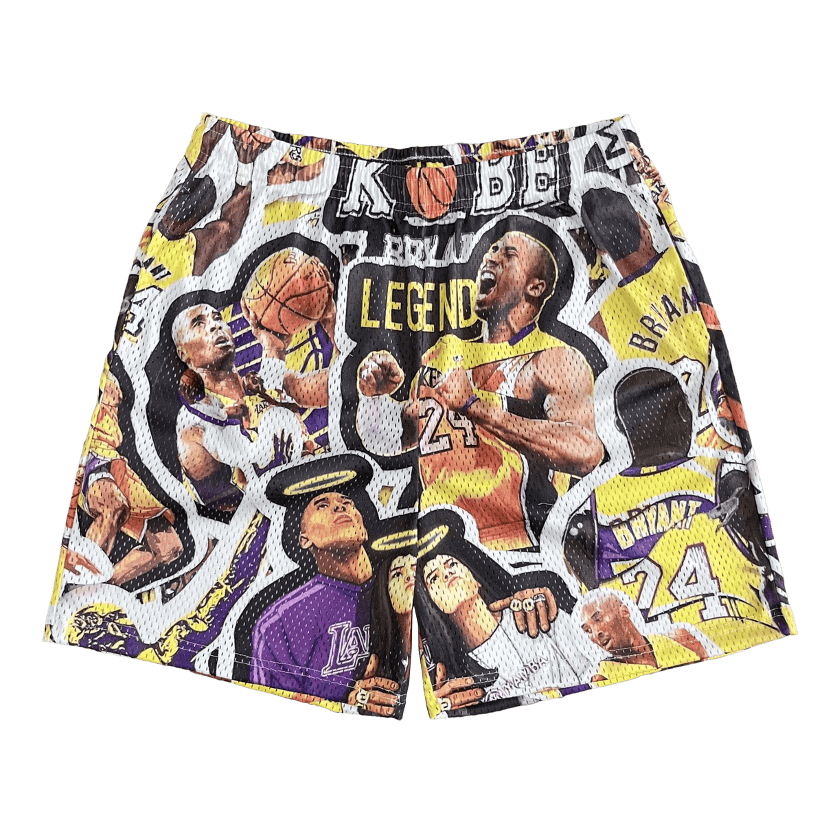 RDMCLOTHINGART tapestry hoodie KOBE LEGENDARY MESH SHORTS-8612