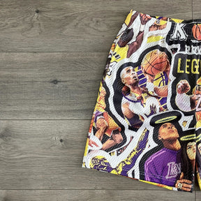 RDMCLOTHINGART tapestry hoodie KOBE LEGENDARY MESH SHORTS-8612