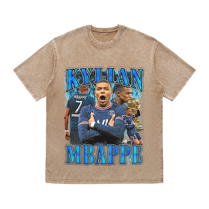 RDMCLOTHINGART tapestry hoodie KYLIAN MBAPPE HEAVY WEIGHT COTTON TEE-9164