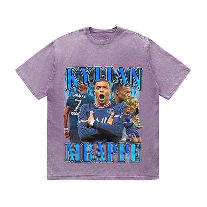 RDMCLOTHINGART tapestry hoodie KYLIAN MBAPPE HEAVY WEIGHT COTTON TEE-9164