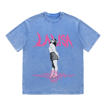 RDMCLOTHINGART tapestry hoodie LALISA HEAVY WEIGHT COTTON TEE-8912