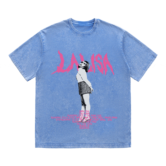 RDMCLOTHINGART tapestry hoodie LALISA HEAVY WEIGHT COTTON TEE-8912