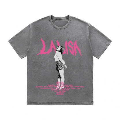 RDMCLOTHINGART tapestry hoodie LALISA HEAVY WEIGHT COTTON TEE-8912