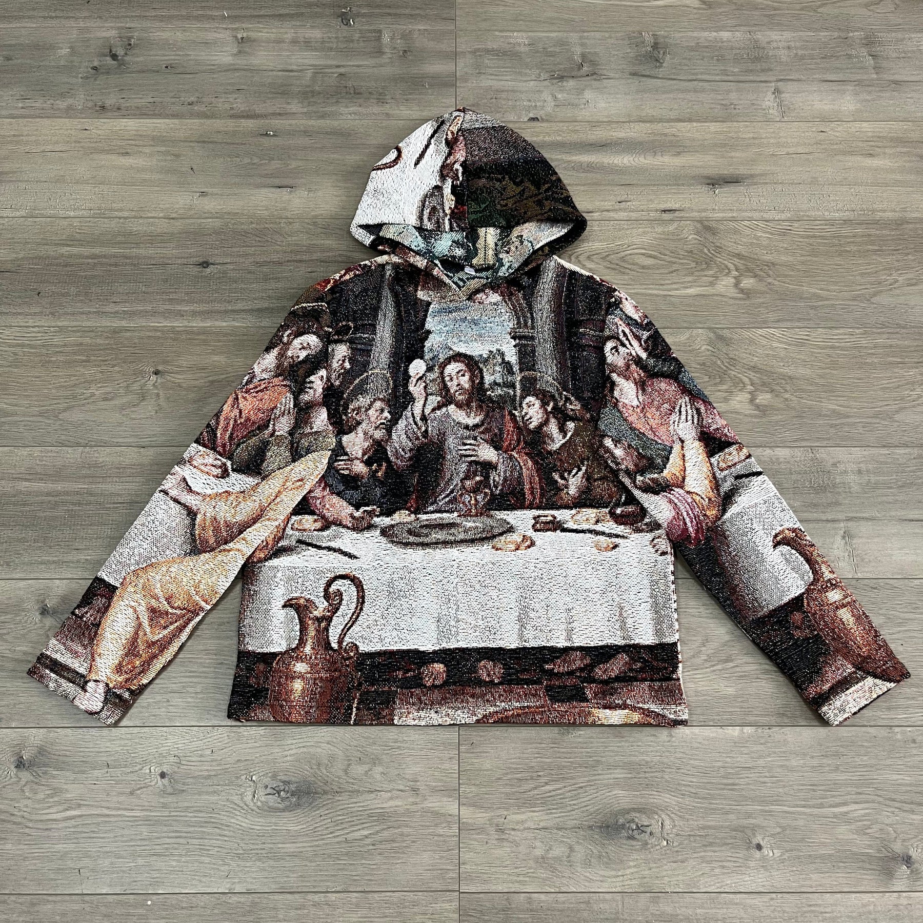 RDMCLOTHINGART tapestry hoodie LAST DINNER TAPESTRY HOODIE