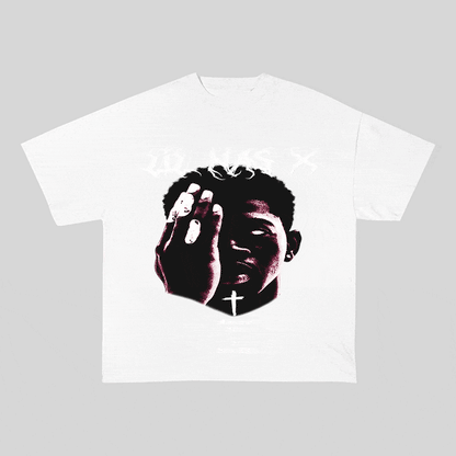 RDMCLOTHINGART tapestry hoodie LIL NAS X HEAVY WEIGHT COTTON TEE-8884