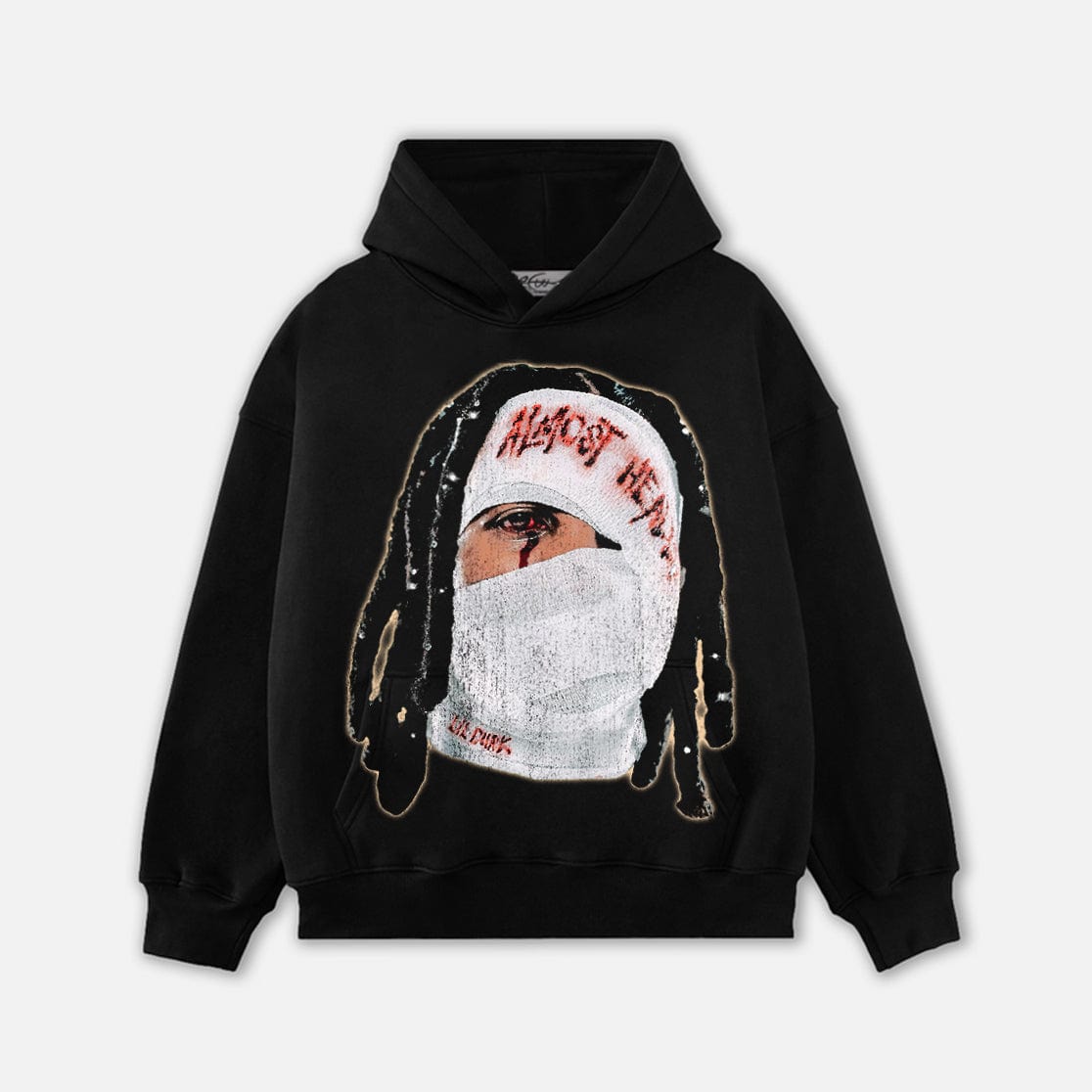 RDMCLOTHINGART tapestry hoodie LILDURK HEAD HOODIE-1098