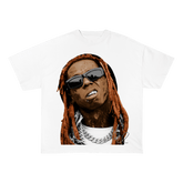 RDMCLOTHINGART tapestry hoodie LILWAYNE WEIGHT COTTON TEE-8025