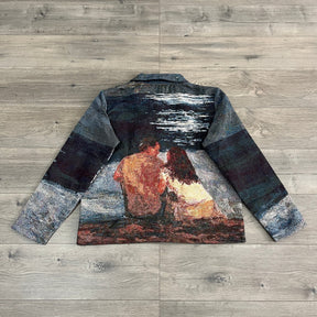 RDMCLOTHINGART tapestry hoodie LOVE & DEATH TAPESTRY JACKET