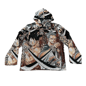 RDMCLOTHINGART tapestry hoodie LUFFY&ZORO TAPESTRY HOODIE