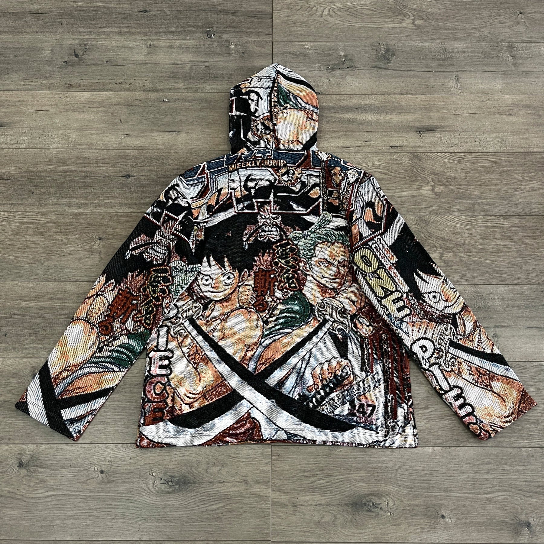 RDMCLOTHINGART tapestry hoodie LUFFY&ZORO TAPESTRY HOODIE