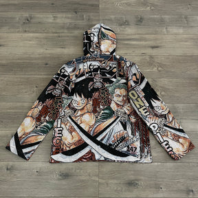 RDMCLOTHINGART tapestry hoodie LUFFY&ZORO TAPESTRY HOODIE