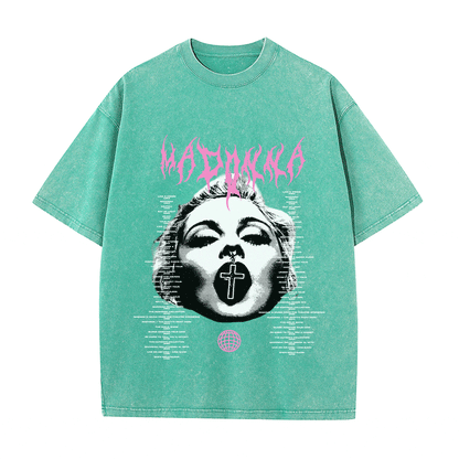 RDMCLOTHINGART tapestry hoodie MADONNA HEAVY WEIGHT COTTON TEE-8938
