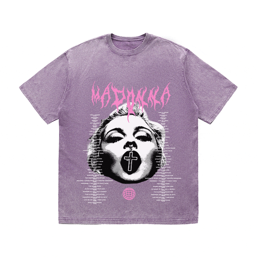 MADONNA HEAVY WEIGHT COTTON TEE-8938