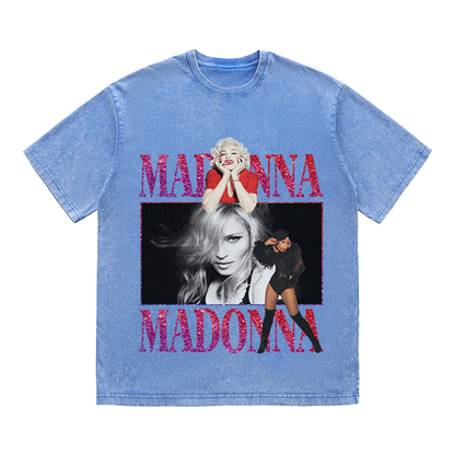 RDMCLOTHINGART tapestry hoodie MADONNA HEAVY WEIGHT COTTON TEE-9128