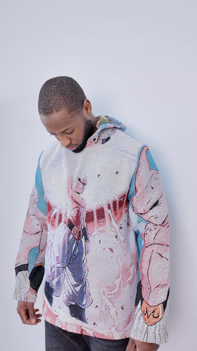 RDMCLOTHINGART tapestry hoodie MAJIN BUU TAPESTRY HOODIE