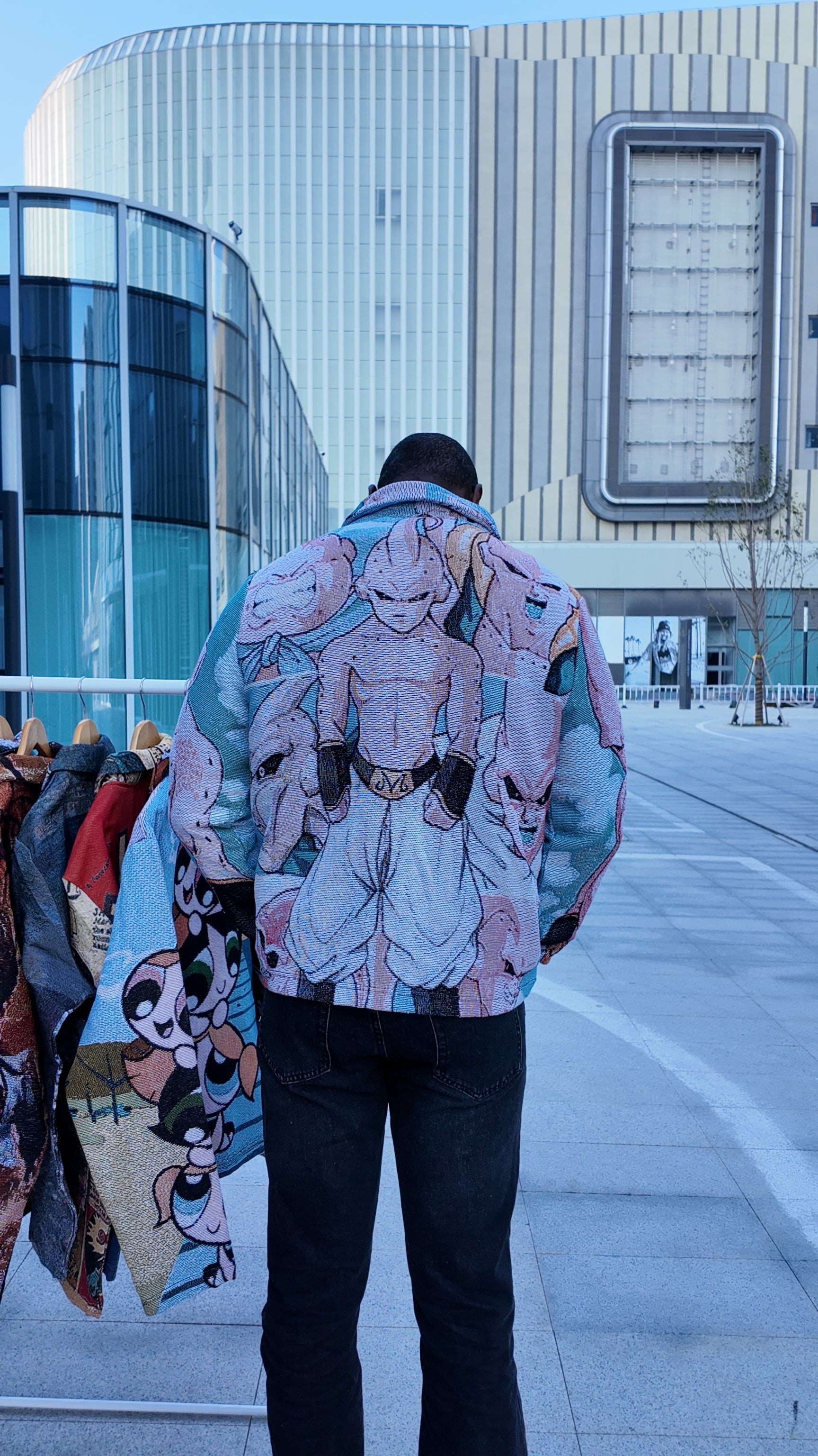 RDMCLOTHINGART tapestry hoodie MAJIN BUU TAPESTRY JACKET