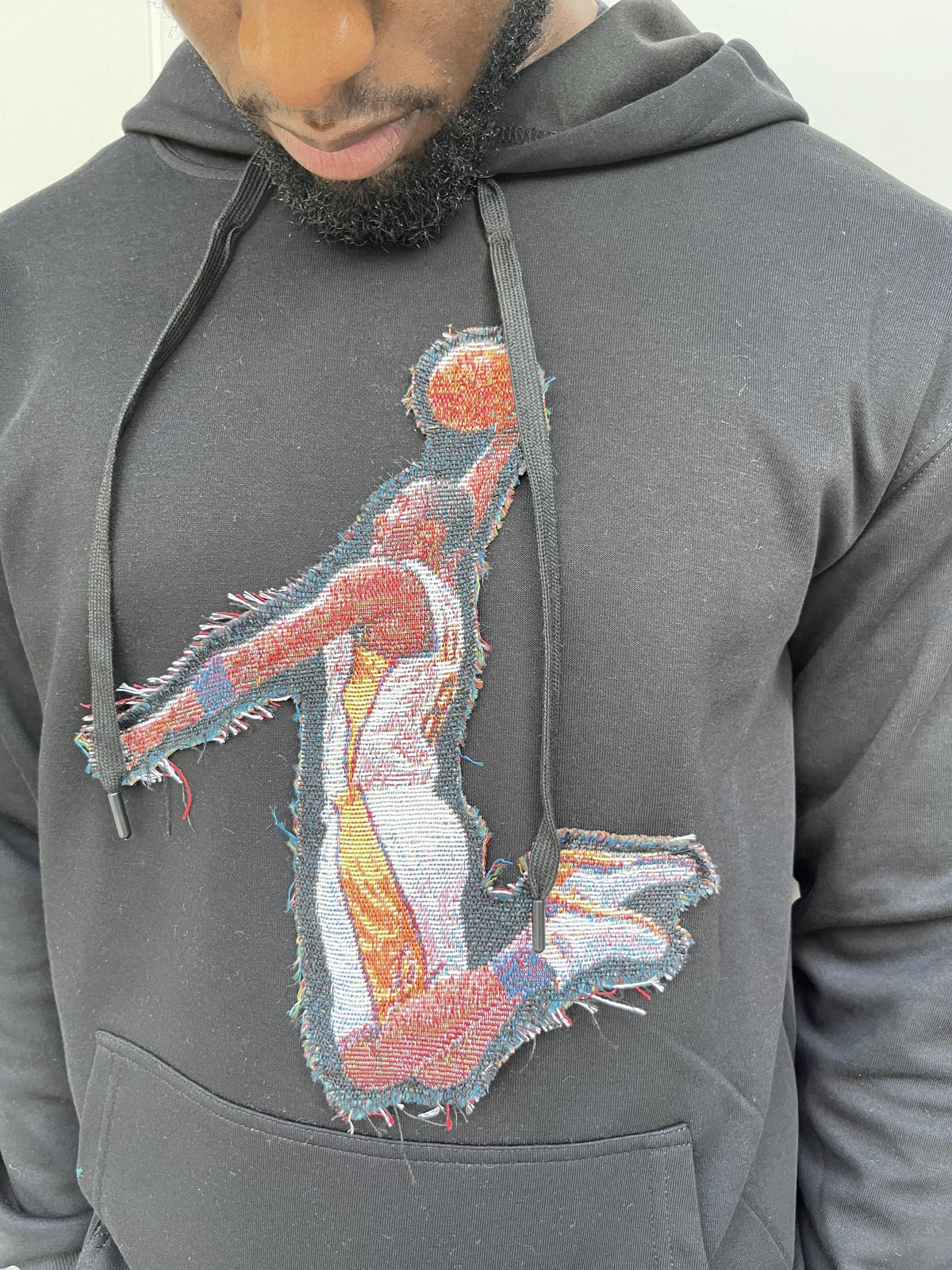 RDMCLOTHINGART tapestry hoodie MAMBA FLY TAPESTRY PATCH HOODIE-9032