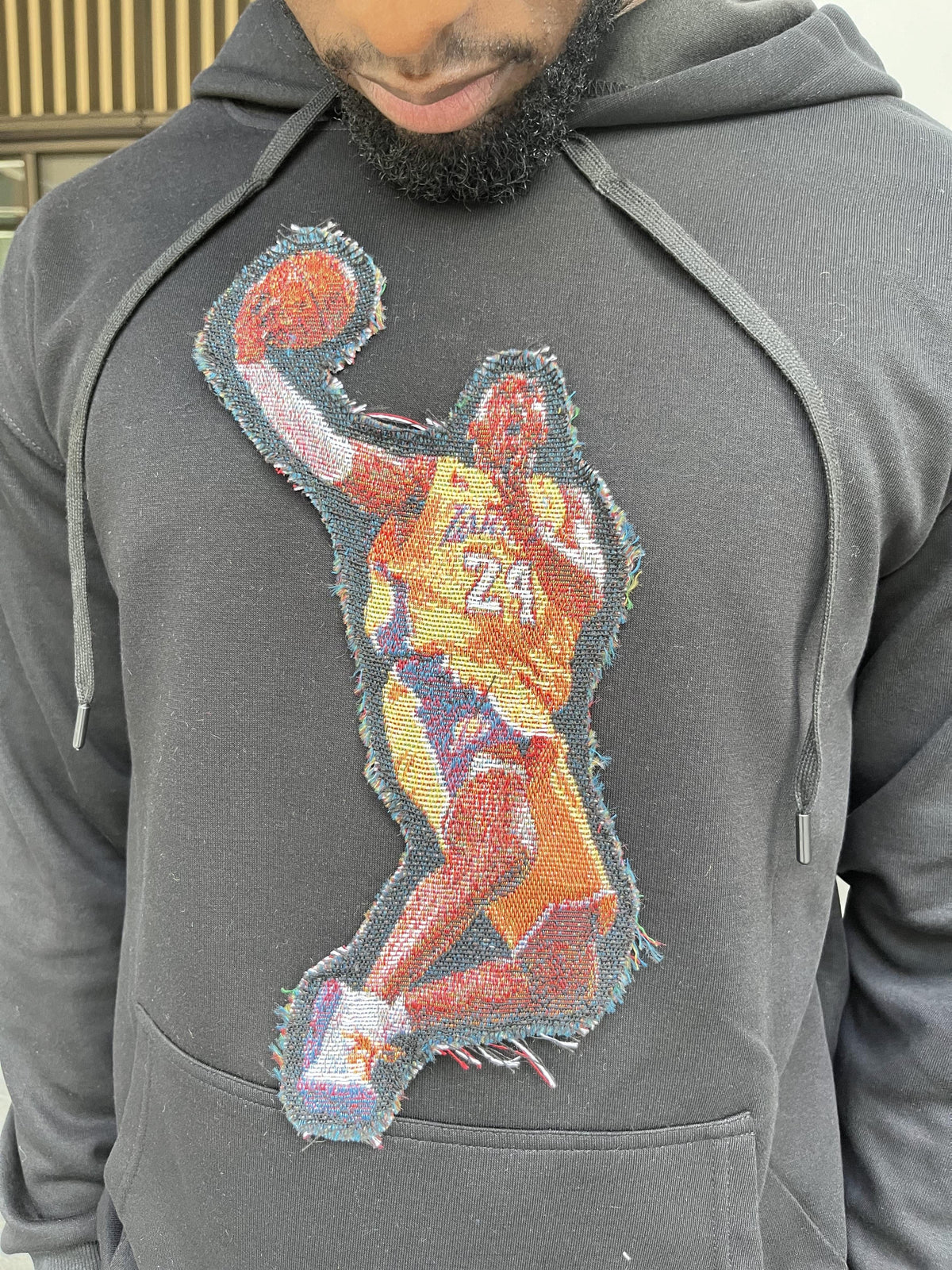 RDMCLOTHINGART tapestry hoodie MAMBA TAPESTRY PATCH HOODIE-9035