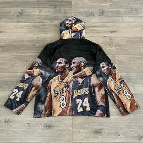 RDMCLOTHINGART tapestry hoodie MANBA 8&24 TAPESTRY HOODIE