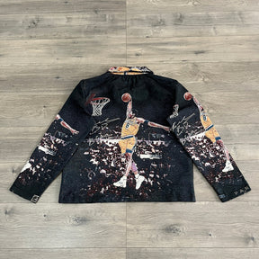 RDMCLOTHINGART tapestry hoodie MANBA DUNK TAPESTRY JACKET