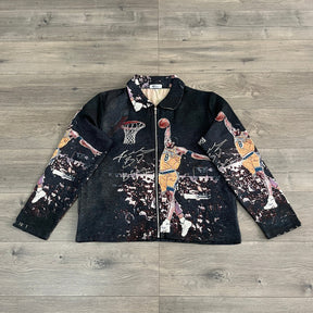 RDMCLOTHINGART tapestry hoodie MANBA DUNK TAPESTRY JACKET