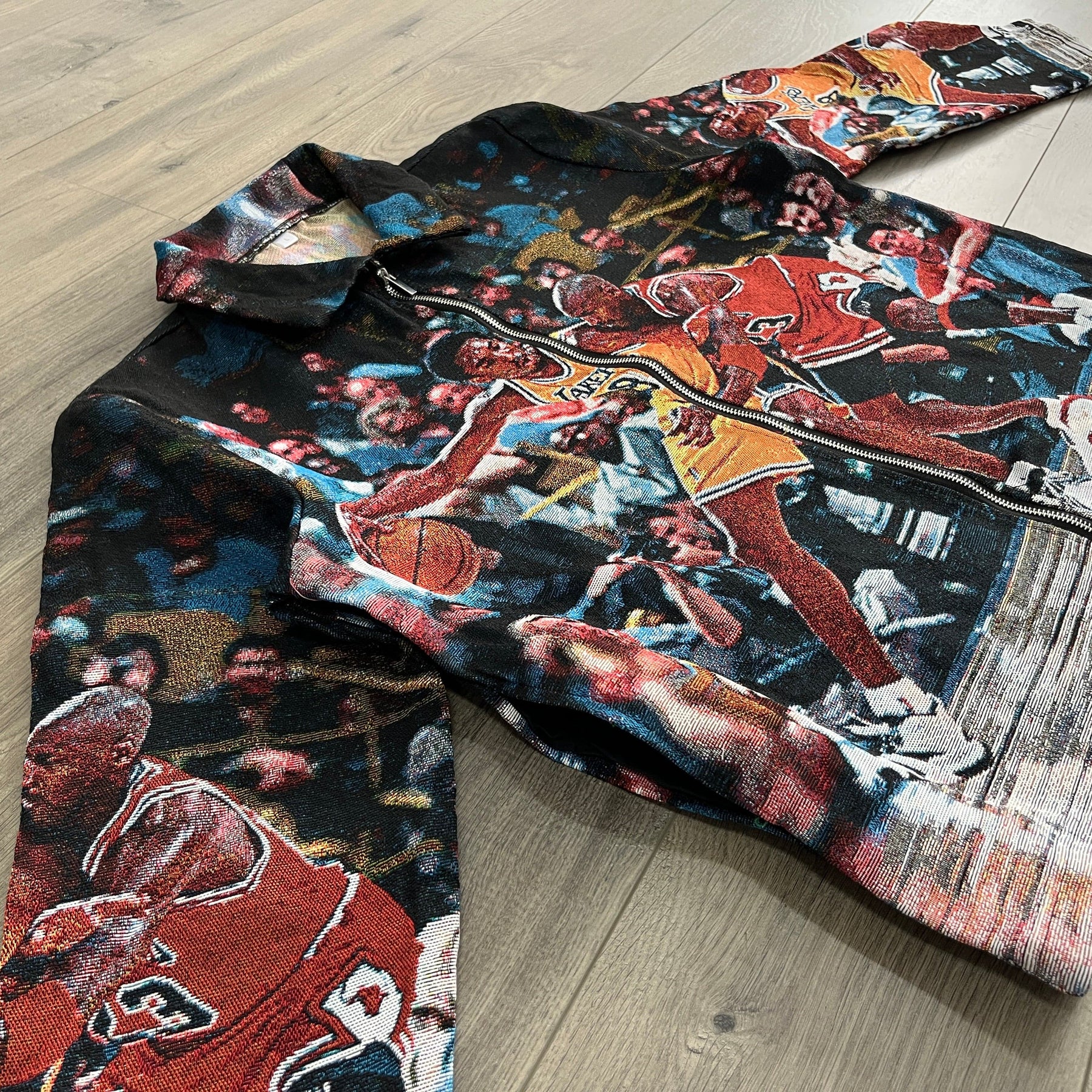 RDMCLOTHINGART tapestry hoodie Match Up Tapestry JACKET