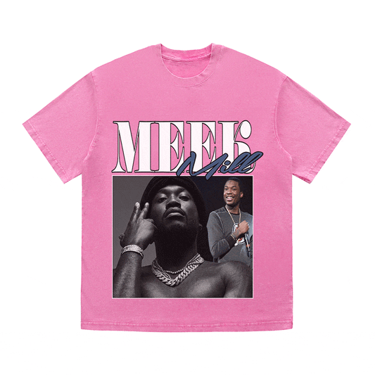 RDMCLOTHINGART tapestry hoodie MEEK MILL HEAVY WEIGHT COTTON TEE-8865