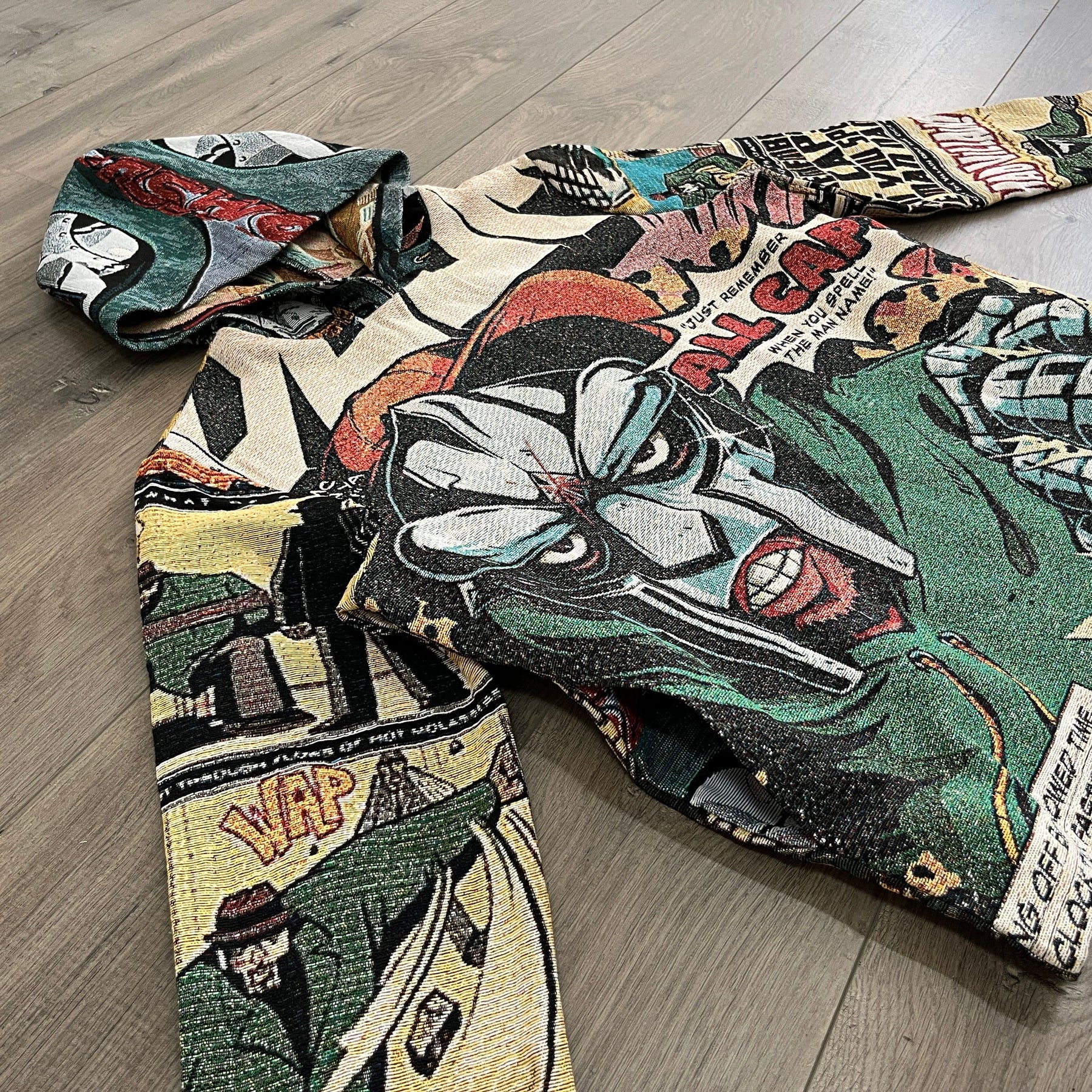 RDMCLOTHINGART tapestry hoodie MF DOOM TAPESTRY HOODIE