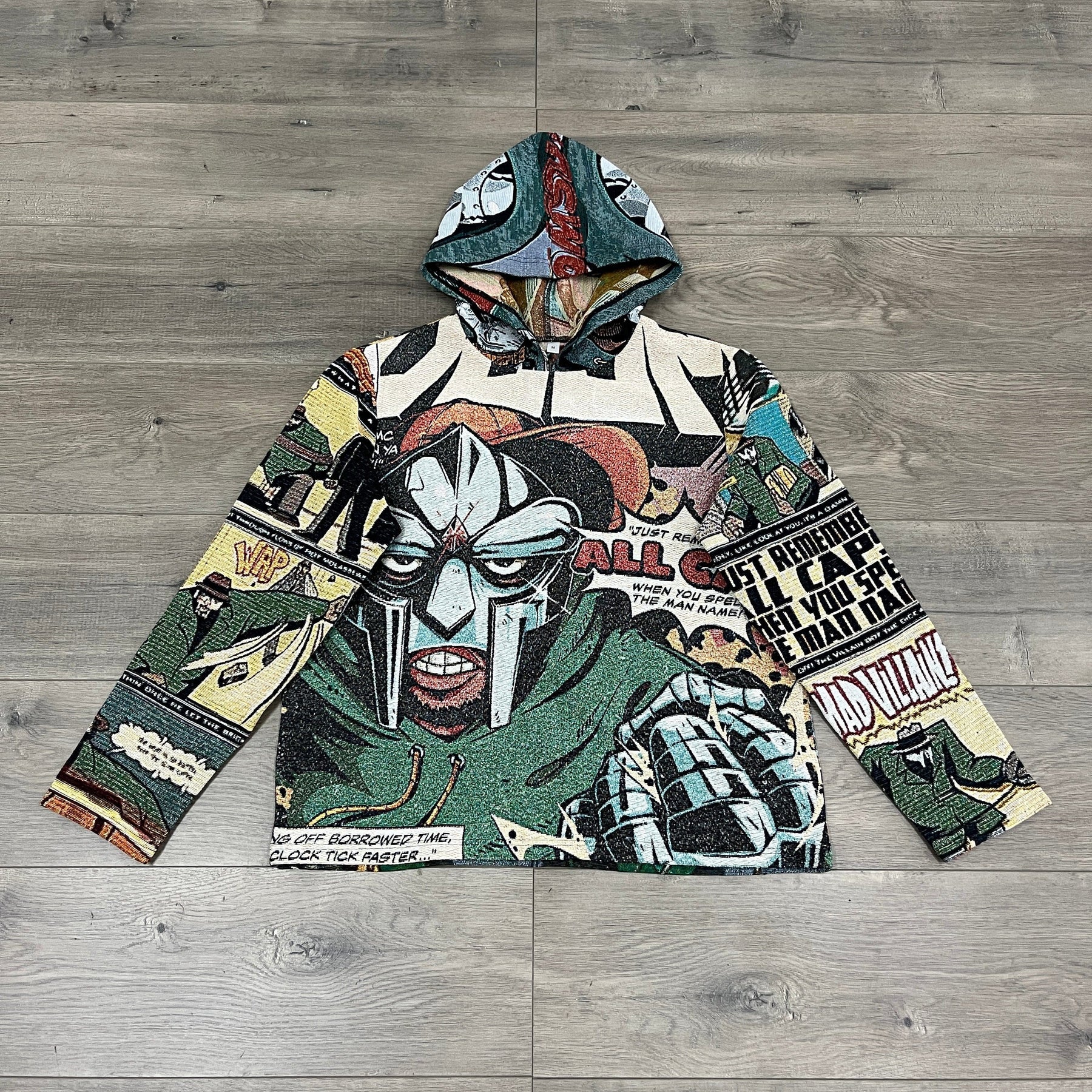 RDMCLOTHINGART tapestry hoodie MF DOOM TAPESTRY HOODIE