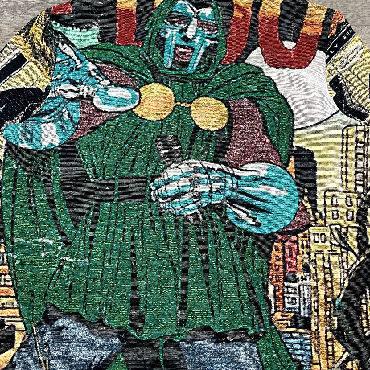 RDMCLOTHINGART tapestry hoodie MF DOOM TAPESTRY TEE