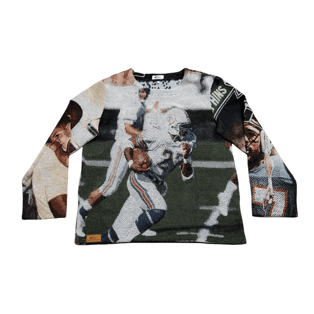 RDMCLOTHINGART tapestry hoodie MIAMI DOLPHINS TAPESTRY CREWNECK