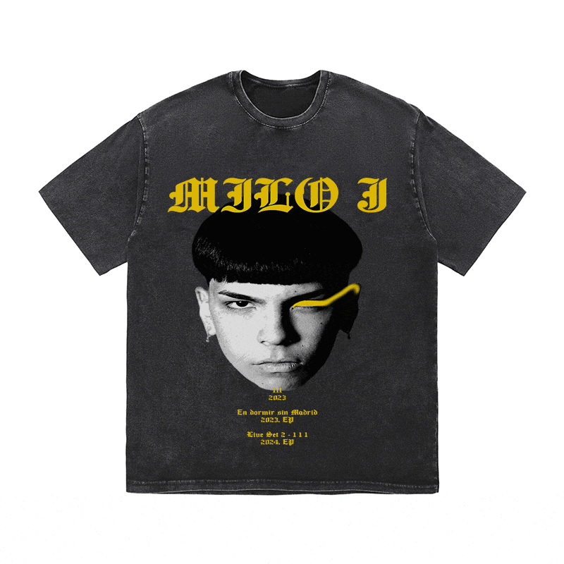 RDMCLOTHINGART tapestry hoodie MILO J HEAVY WEIGHT COTTON TEE-8886