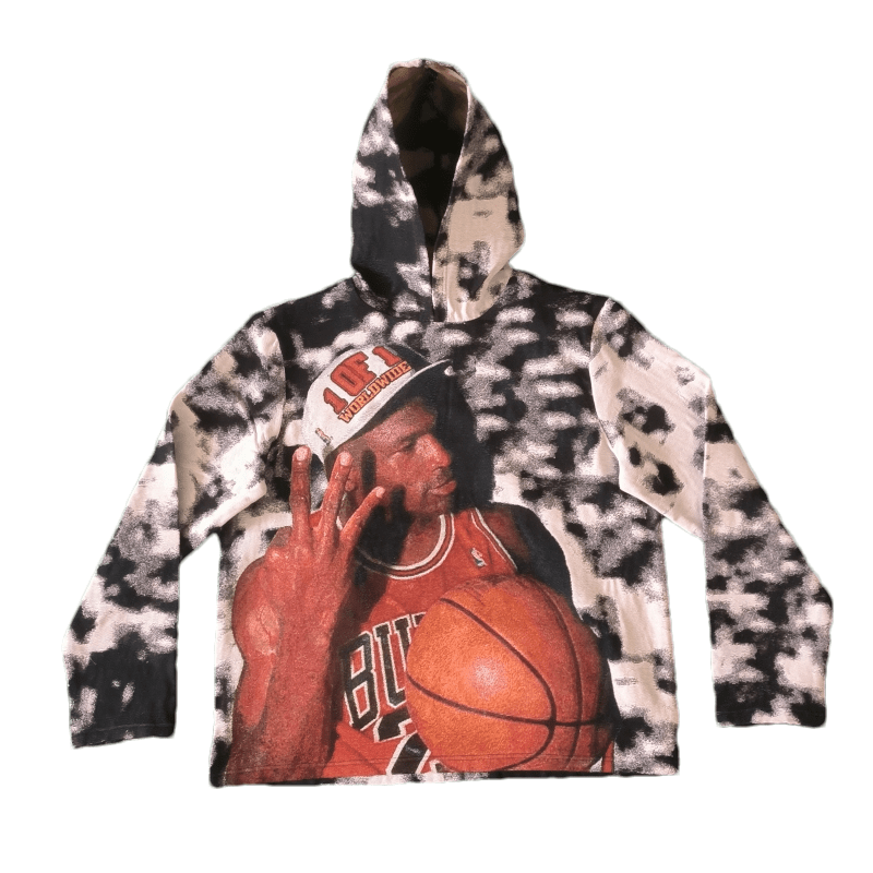 RDMCLOTHINGART tapestry hoodie MJ CHAMPION TAPESTRY