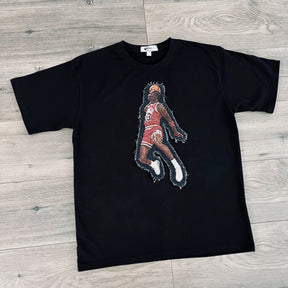 RDMCLOTHINGART tapestry hoodie MJ FLY HEAVY WEIGHT PATCH TEE-8117