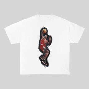 RDMCLOTHINGART tapestry hoodie MJ LAYUP HEAVY WEIGHT PATCH TEE-8108