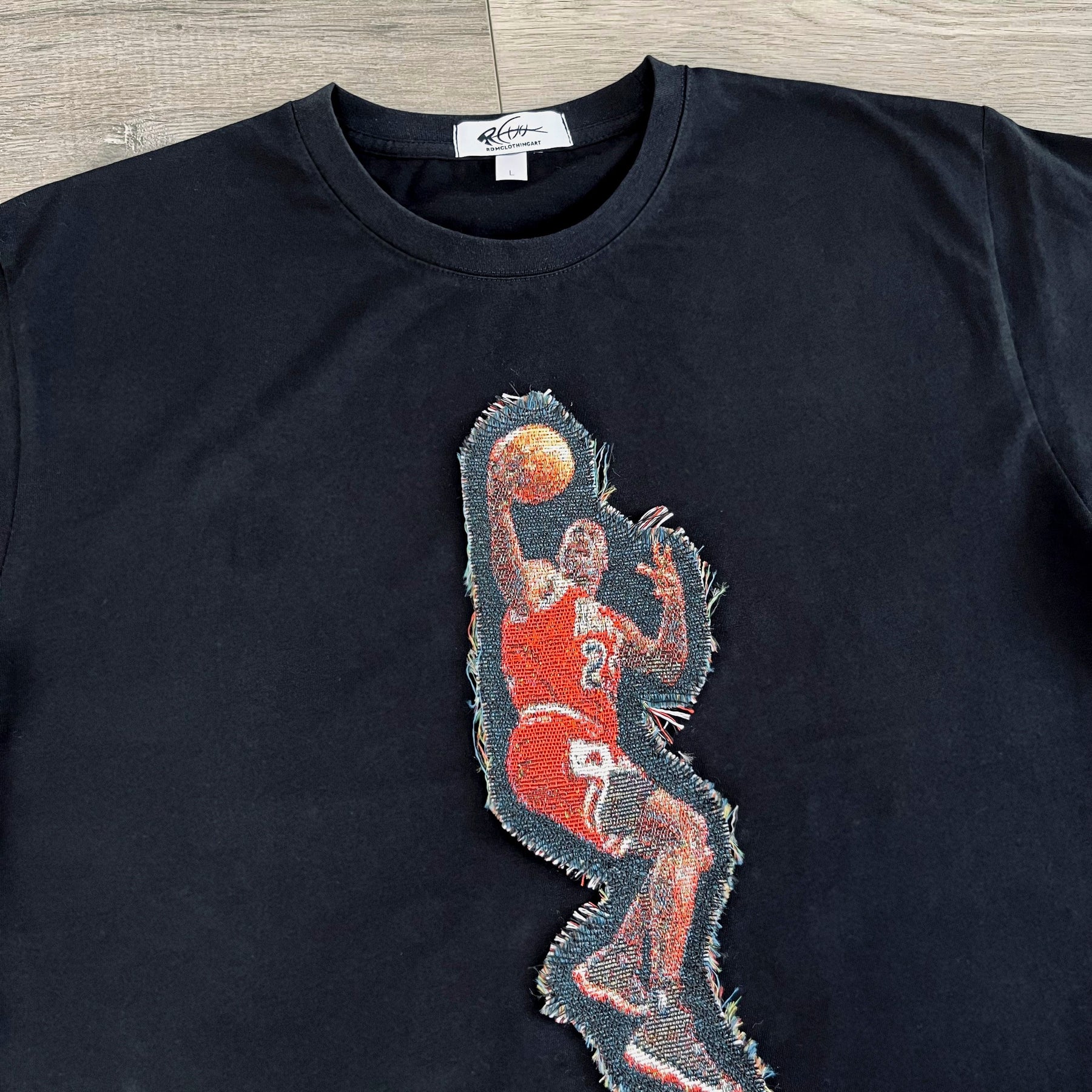 RDMCLOTHINGART tapestry hoodie MJ LAYUP HEAVY WEIGHT PATCH TEE-8108