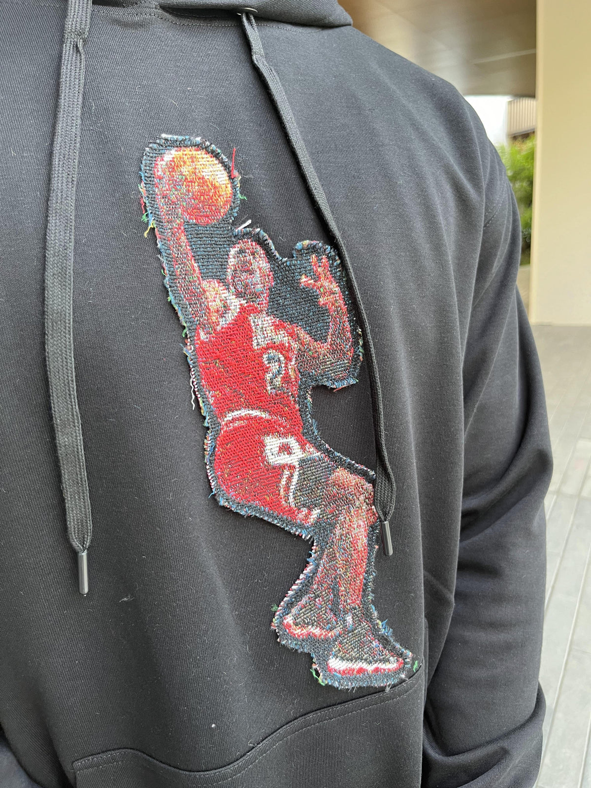 RDMCLOTHINGART tapestry hoodie MJ LAYUP TAPESTRY PATCH HOODIE-9025