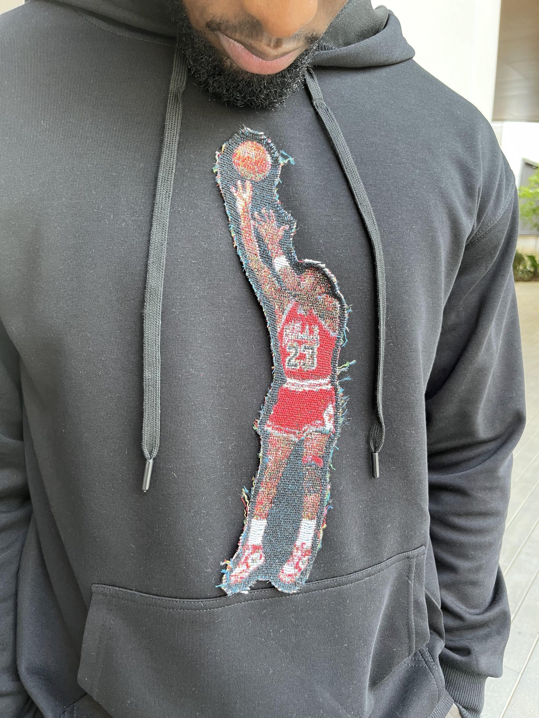 RDMCLOTHINGART tapestry hoodie MJ SHOOTING V2 TAPESTRY PATCH HOODIE-9014