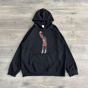 RDMCLOTHINGART tapestry hoodie MJ SHOOTING V2 TAPESTRY PATCH HOODIE-9014